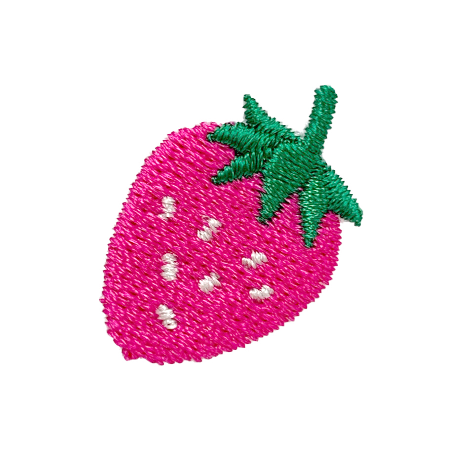 いちご刺繍