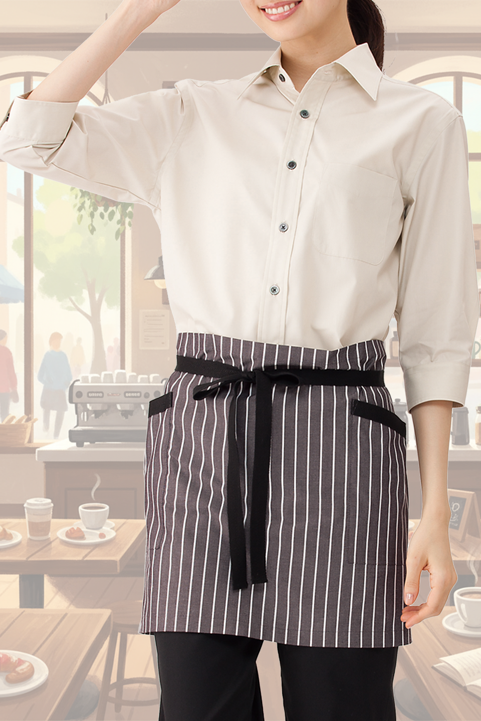 カフェのコーディネート例