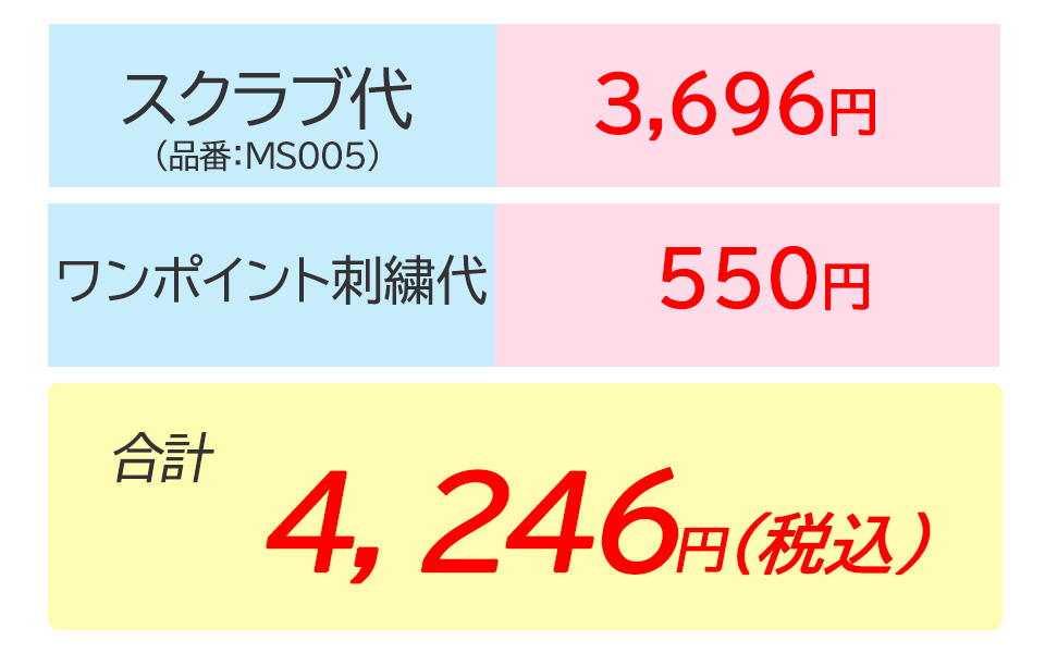 製作例・ワンポイント価格