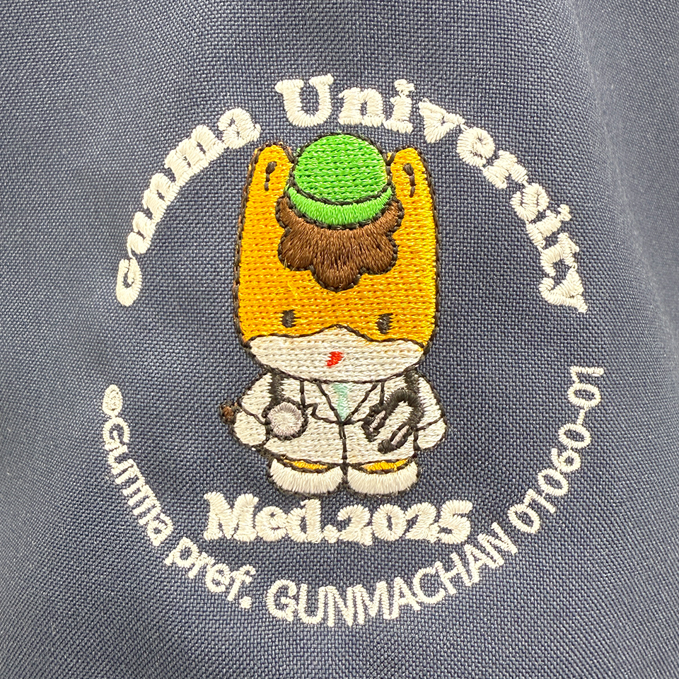 群馬大学医学部医学科77期卒業生様　左袖　MZ-0021