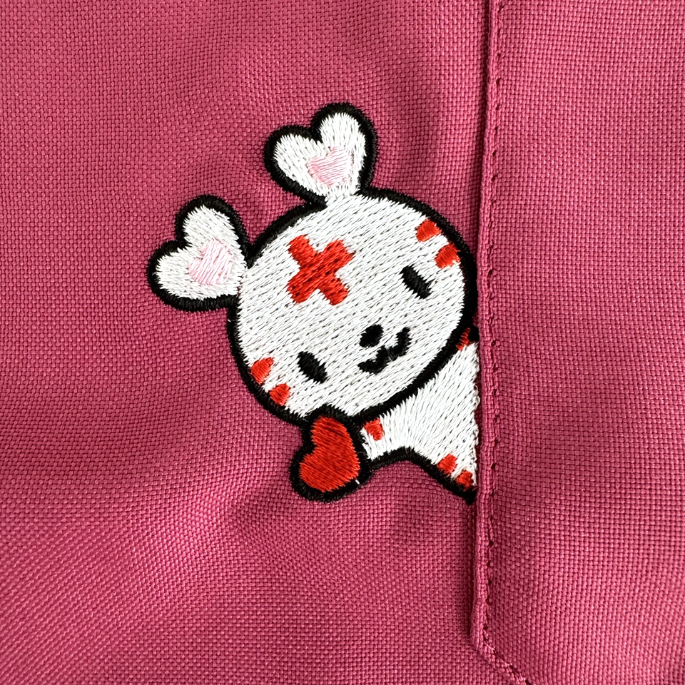 ひょっこりアニマル刺繡