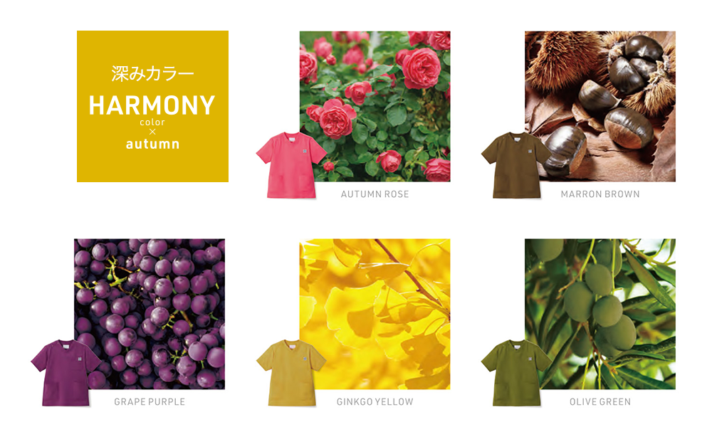 深みのあるカラーの紹介