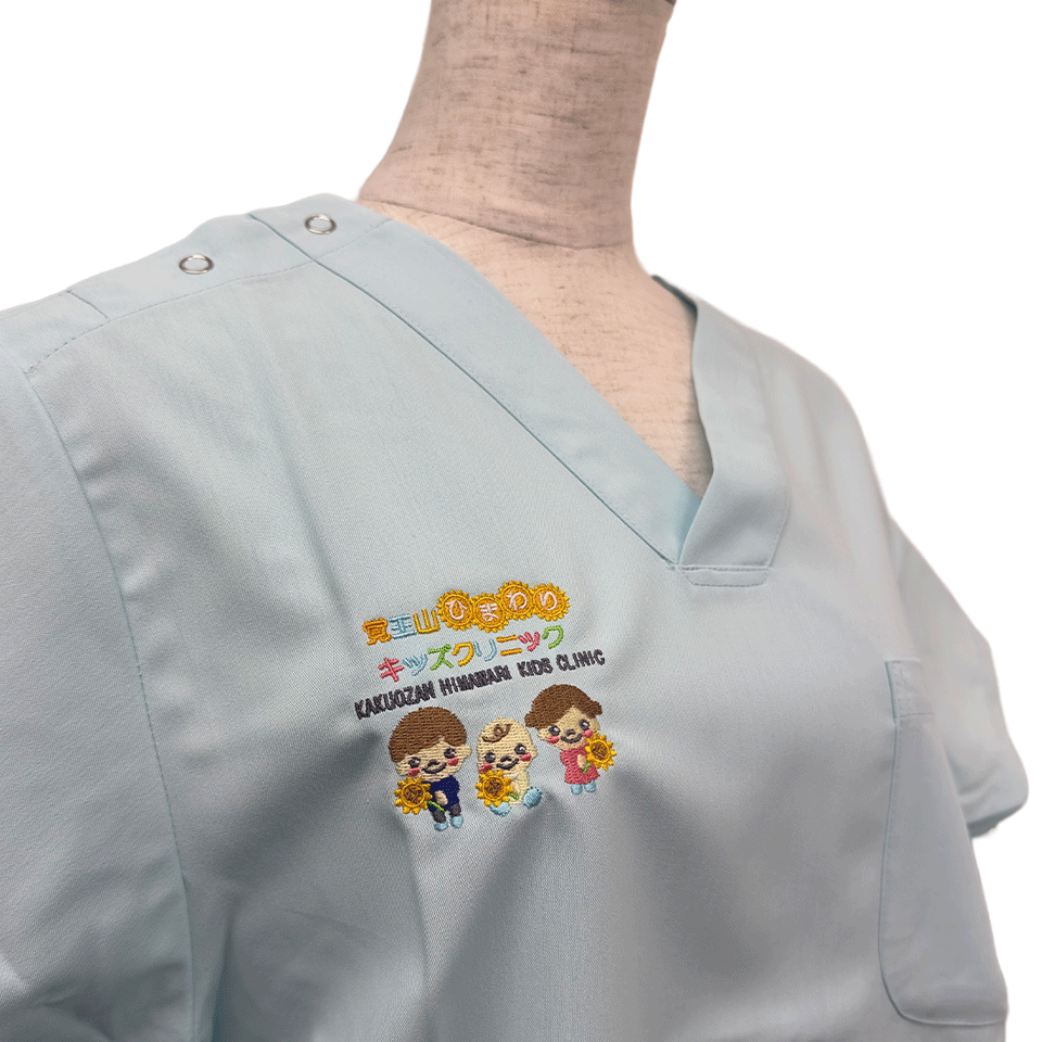 キッズクリニックロゴ刺繍