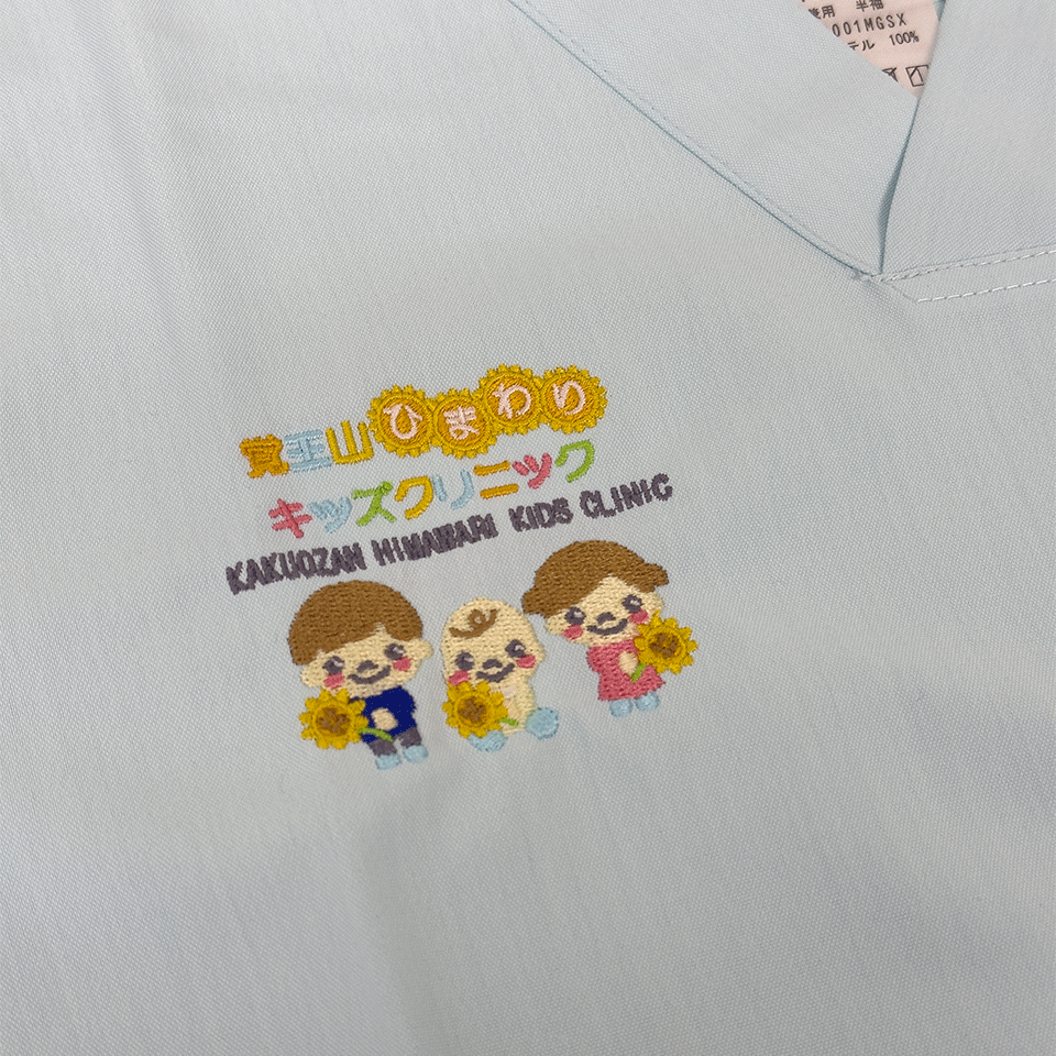 キッズクリニックロゴ刺繍