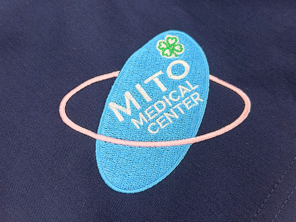 病院ロゴ　刺繍