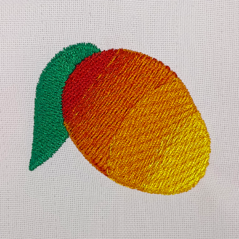 研修医スクラブ　左袖　オリジナルデザイン刺繍　沖縄県立宮古病院様