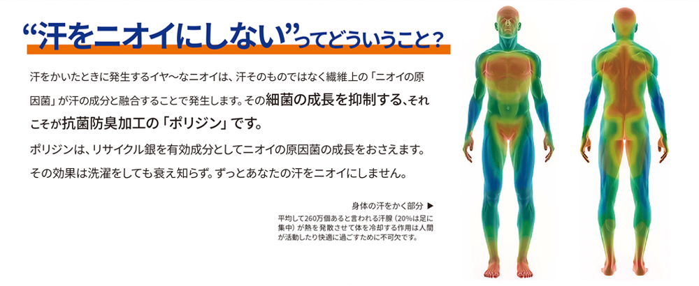 汗をニオイにしない理由