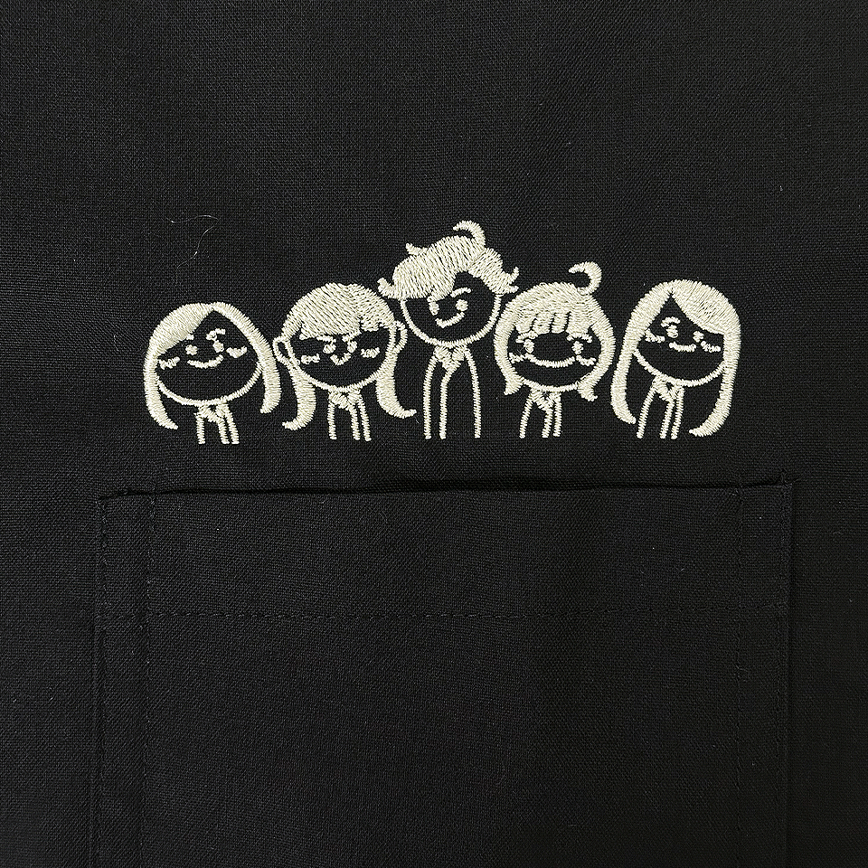 埼玉医科大学医学部硬式テニス部様　左ポケット口上　7033SC